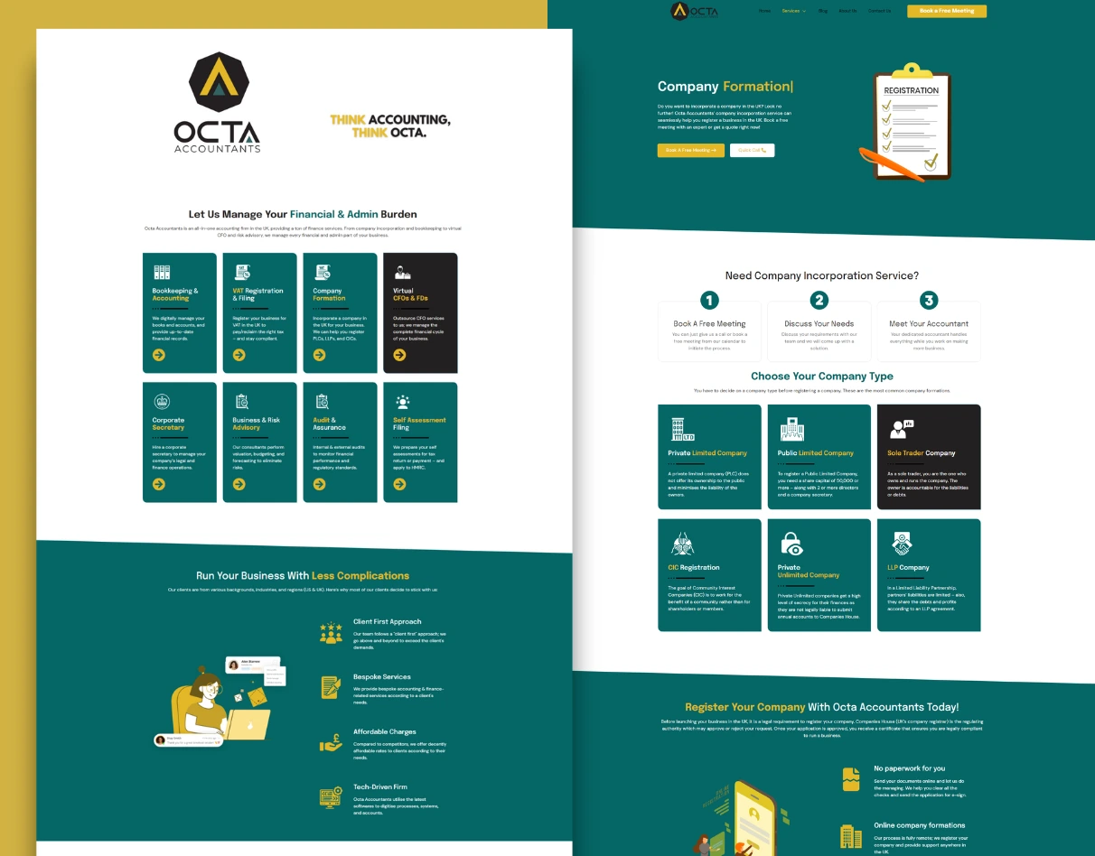 Website work sample 8
