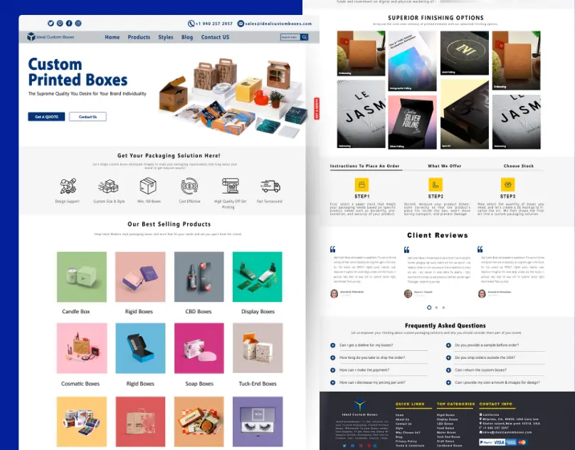 Website work sample 11